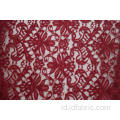 100% Polyester Merah Beludru Tali Kain Renda